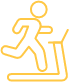 Icon of person running on a treadmill